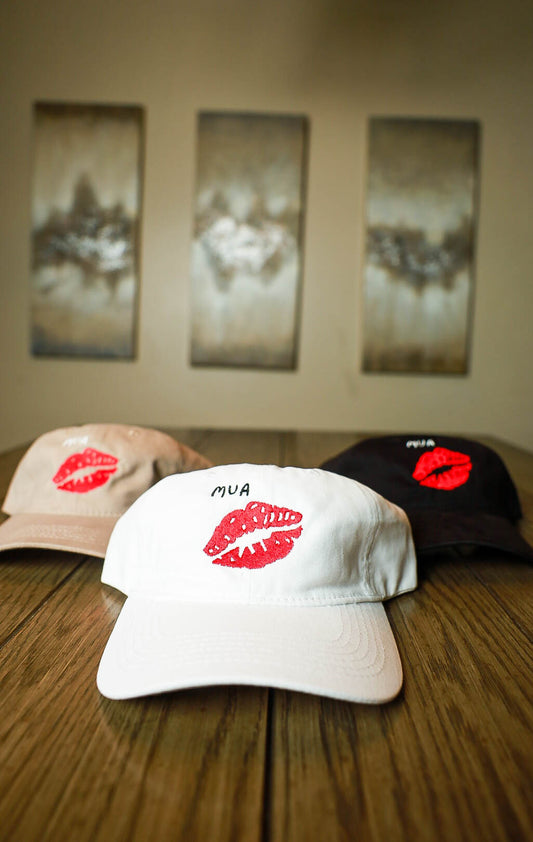 MUA KISSY DAD HAT - WHITE - MUA