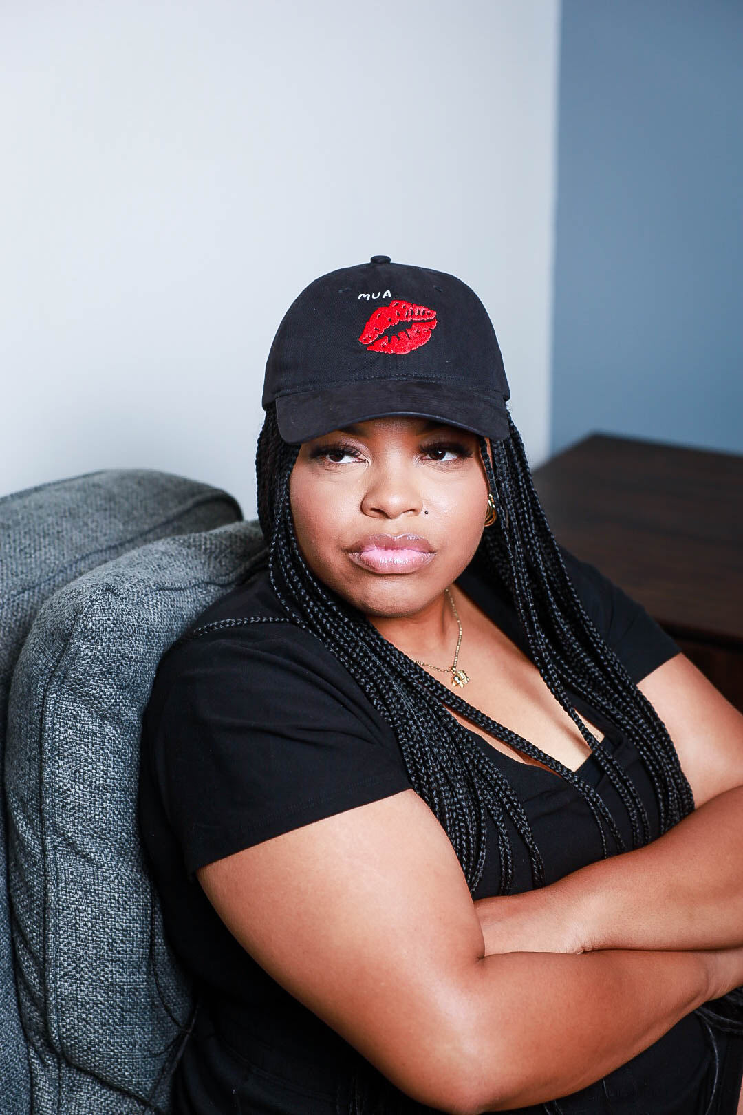 MUA KISSY DAD HAT - BLACK - MUA