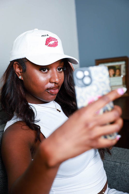 MUA KISSY DAD HAT - WHITE - MUA