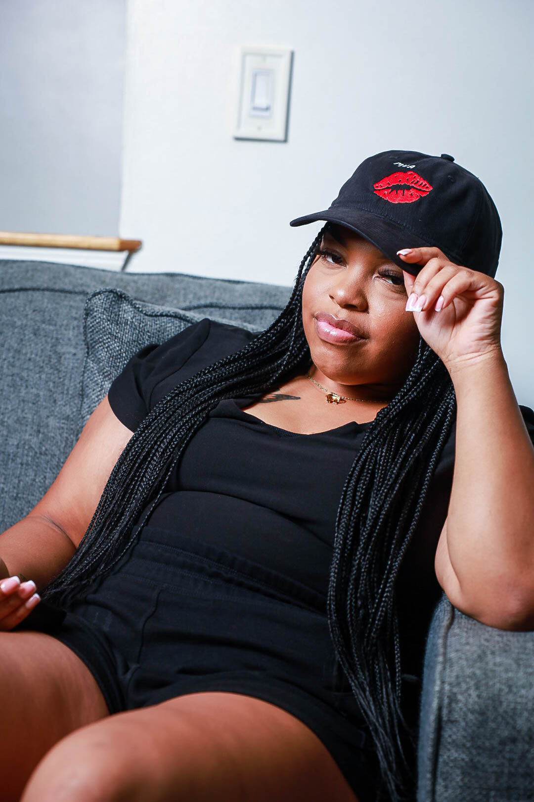 MUA KISSY DAD HAT - BLACK - MUA