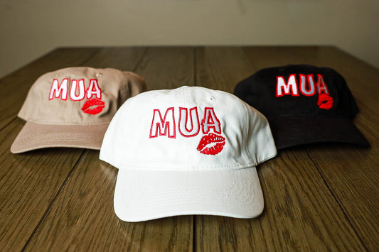 MUA BLOCK DAD HAT - WHITE - MUA